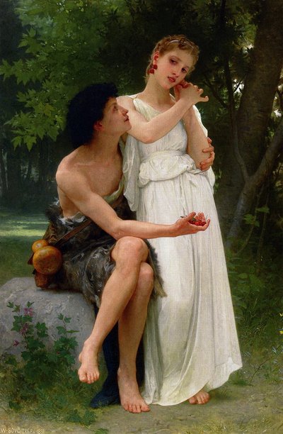 The First Jewels by William Adolphe Bouguereau